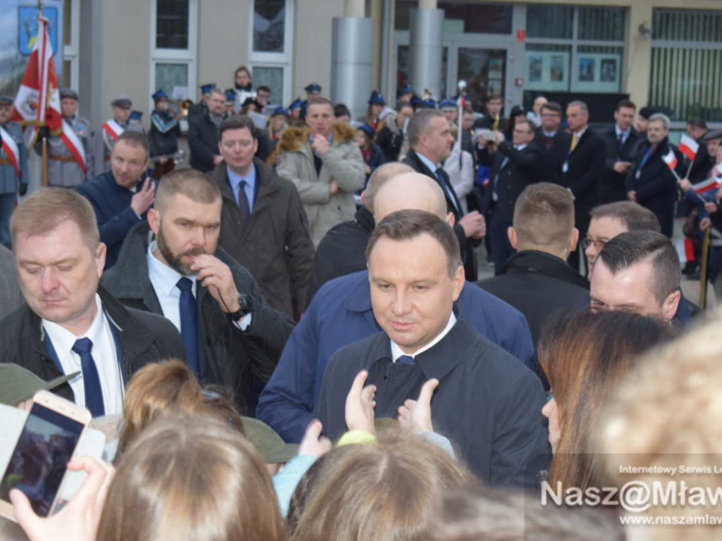 Prezydent Andrzej Duda w Żurominie. Mówił o kurnikach