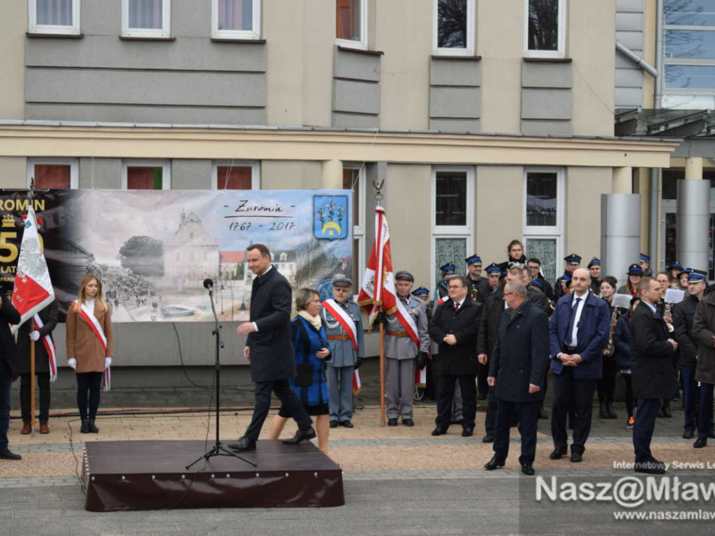Prezydent Andrzej Duda w Żurominie. Mówił o kurnikach