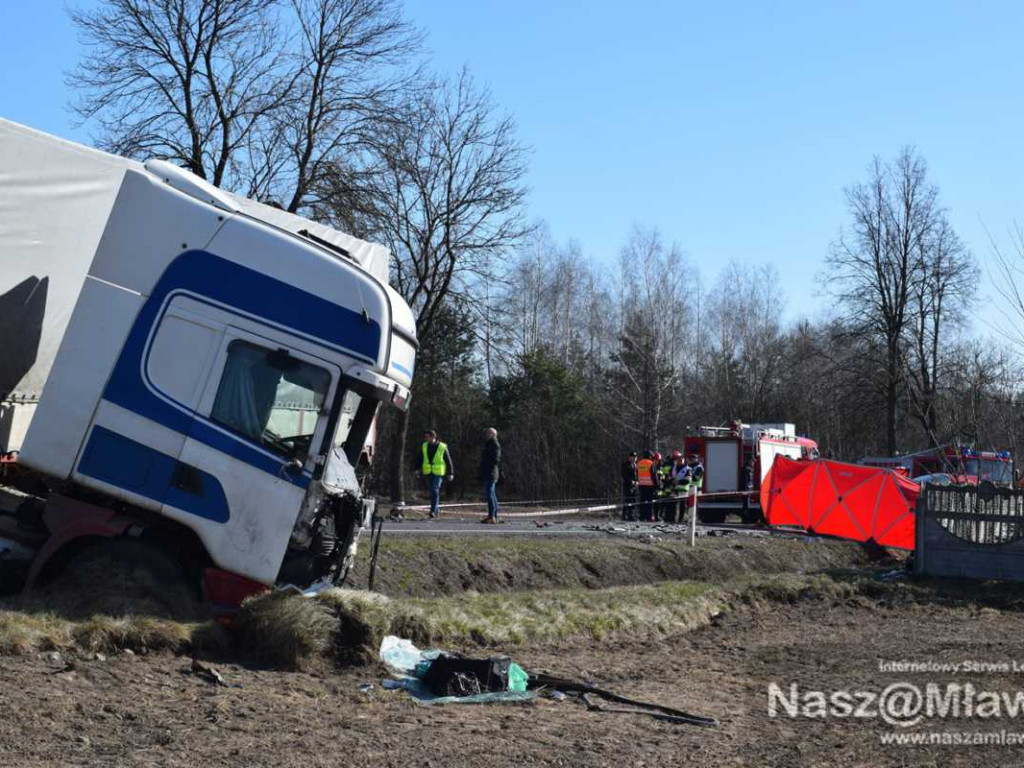 Zginęło pięć osób. Tragiczny wypadek pod Szydłowem