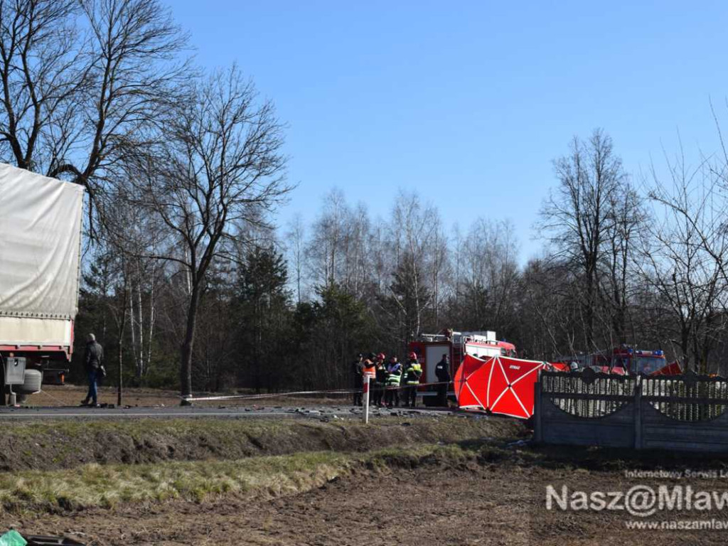 Zginęło pięć osób. Tragiczny wypadek pod Szydłowem