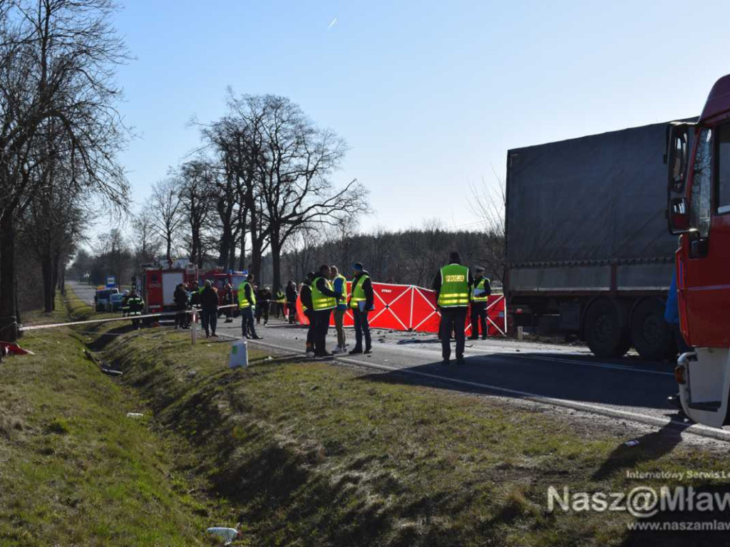 Zginęło pięć osób. Tragiczny wypadek pod Szydłowem