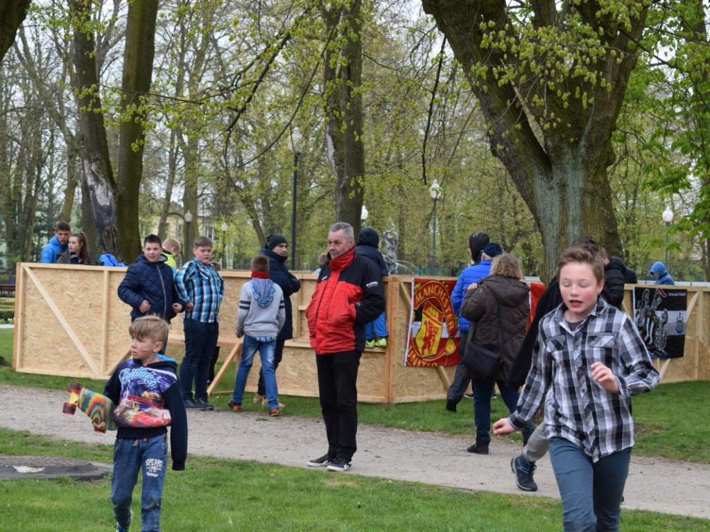 Harcerze czekali. Pogoda zrobiła swoje...