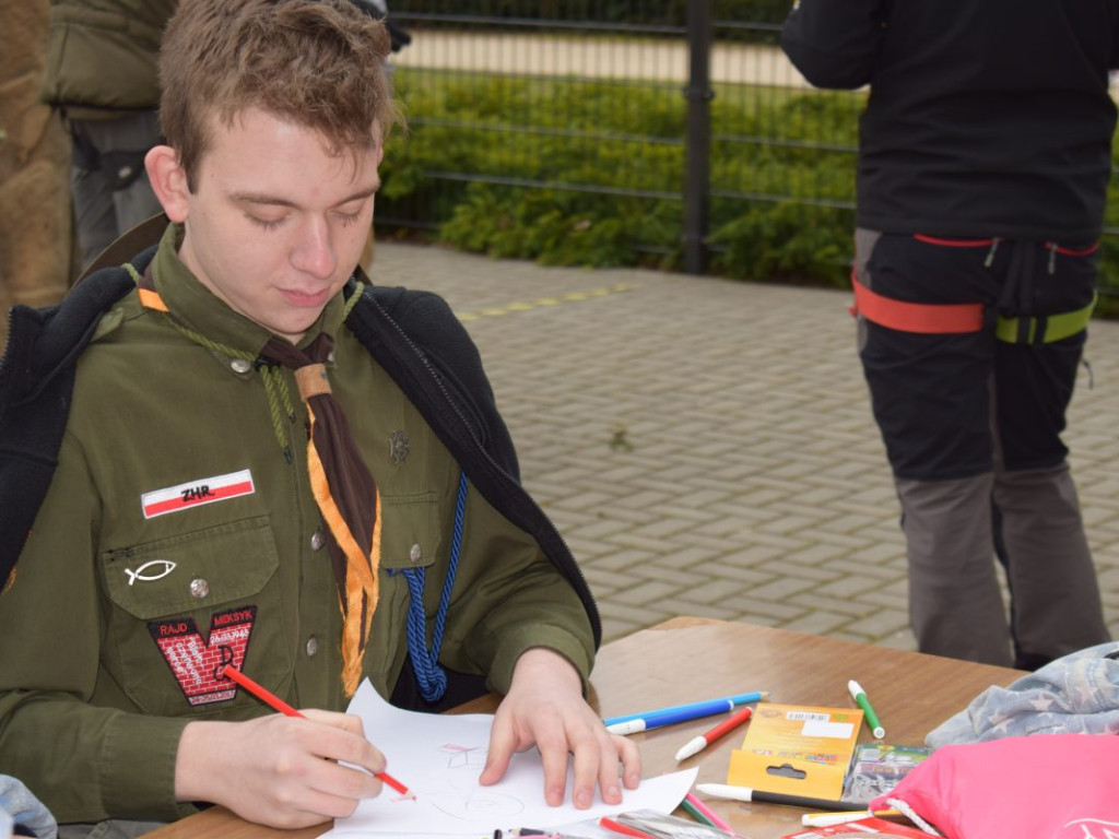 Harcerze czekali. Pogoda zrobiła swoje...