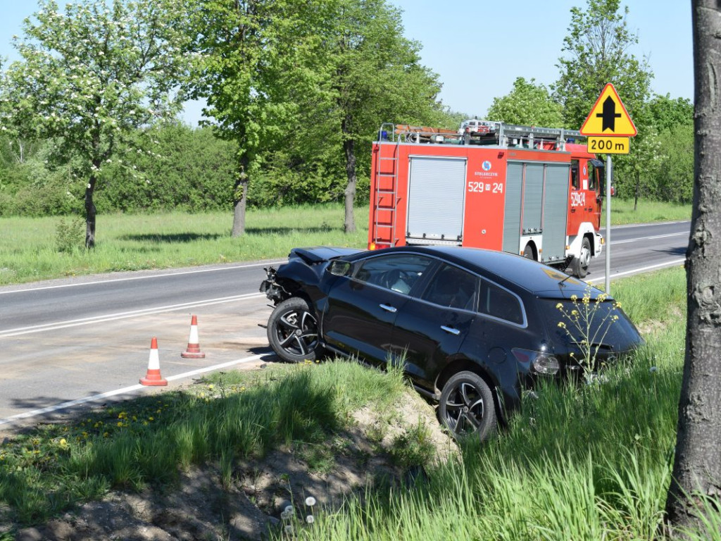 Trzcianka. Wypadek i utrudnienia w ruchu