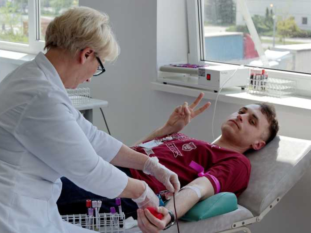 Pracownicy LG oddali krew dla mławskiego szpitala