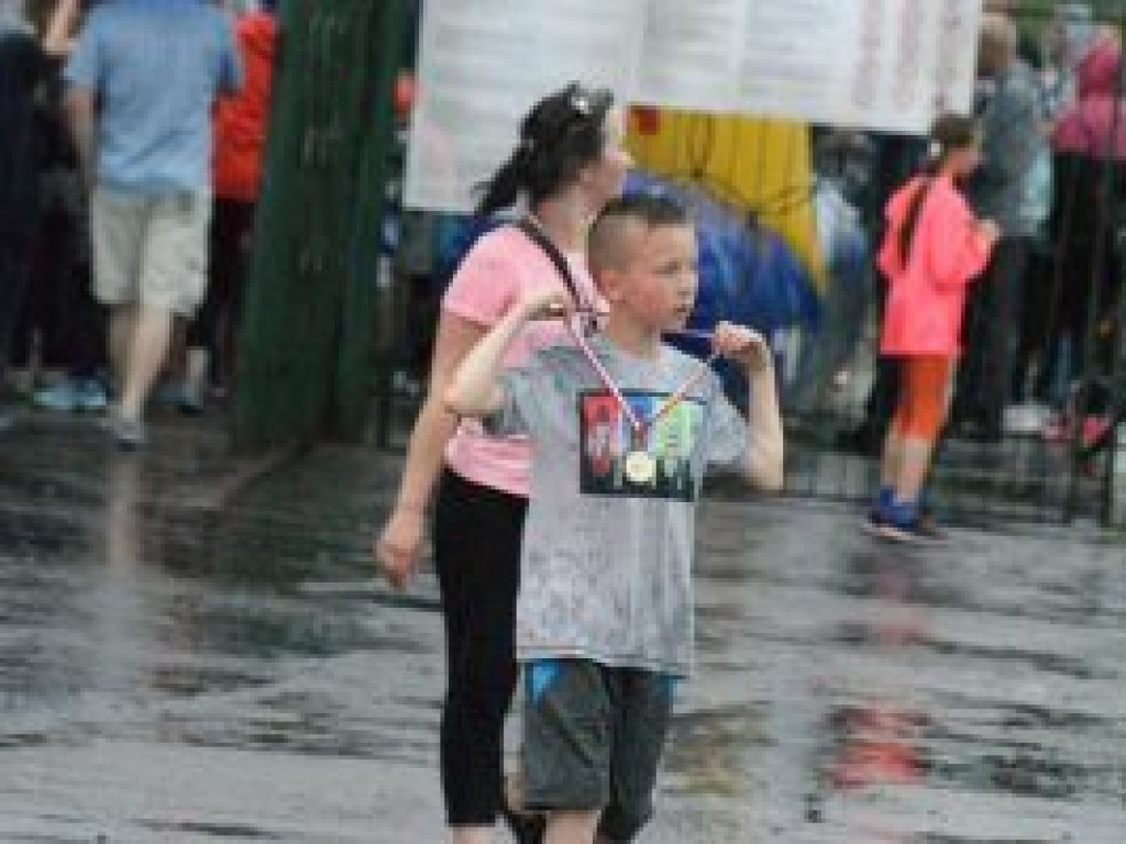 Deszcz nie przeszkodził. Na starcie sześciomiesięczna Lucyna