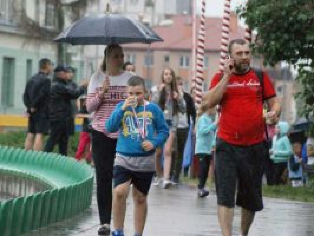 Deszcz nie przeszkodził. Na starcie sześciomiesięczna Lucyna