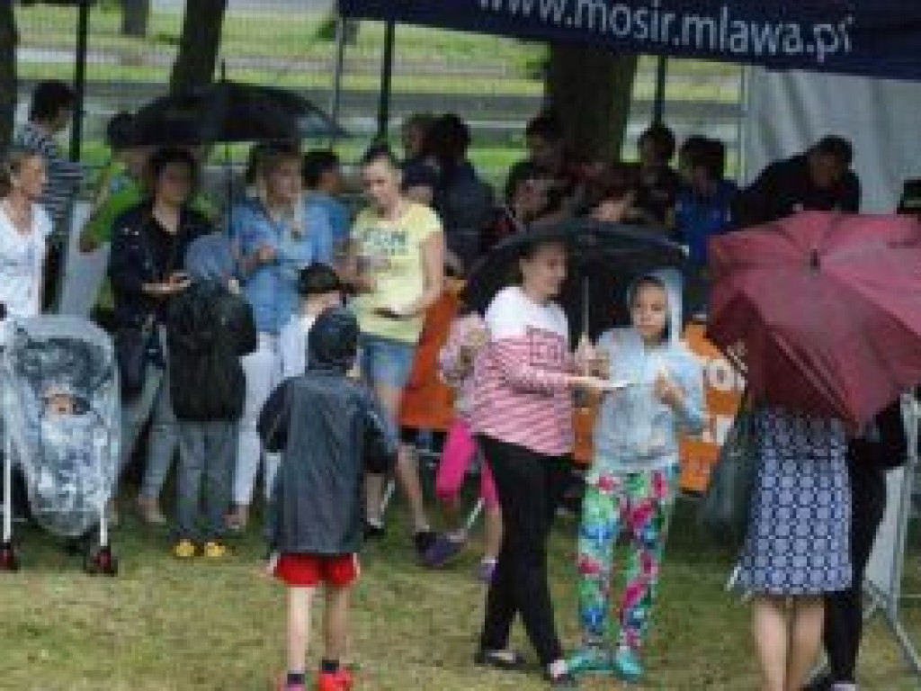 Deszcz nie przeszkodził. Na starcie sześciomiesięczna Lucyna