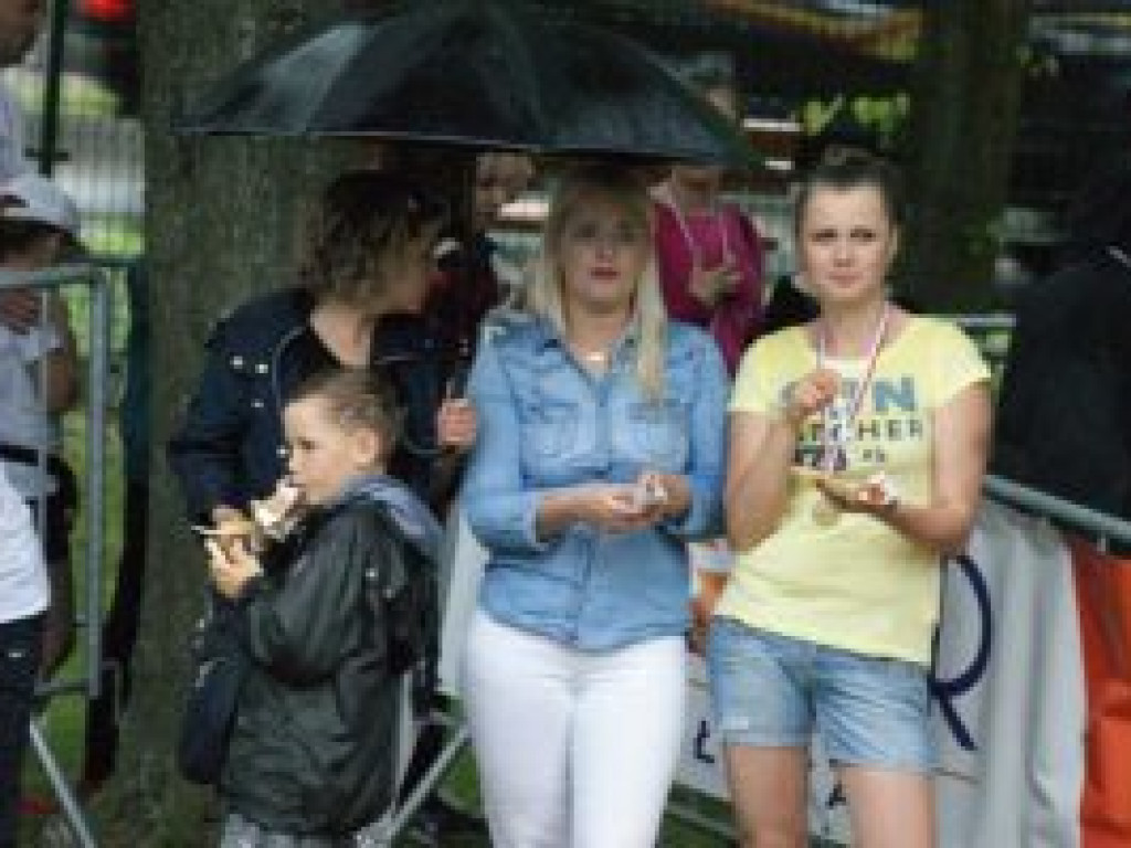 Deszcz nie przeszkodził. Na starcie sześciomiesięczna Lucyna