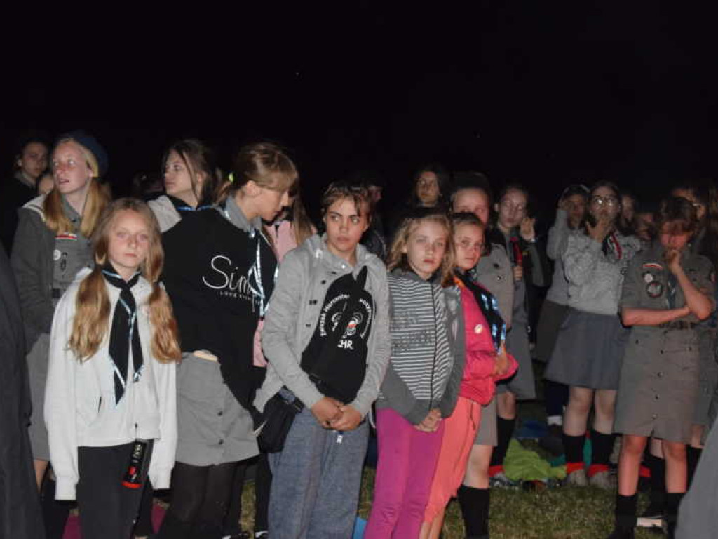 300 harcerek obozowało nad Wkrą