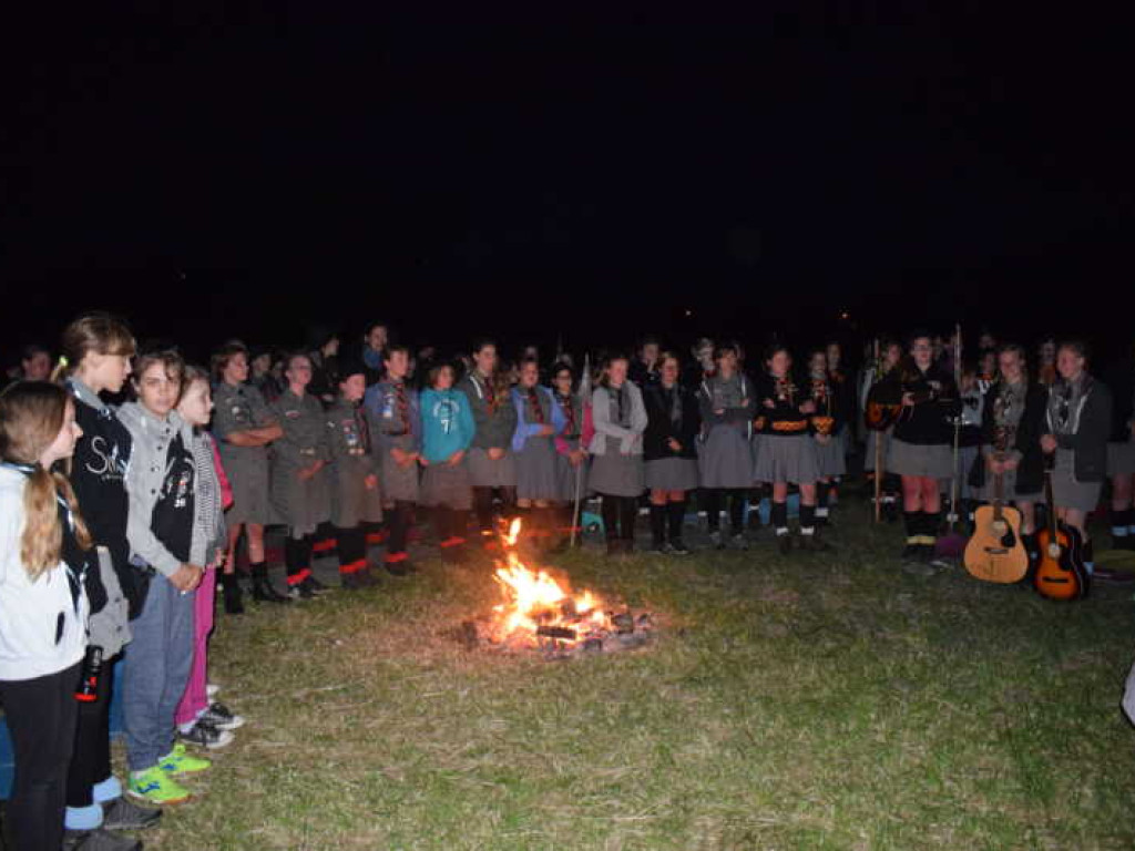 300 harcerek obozowało nad Wkrą