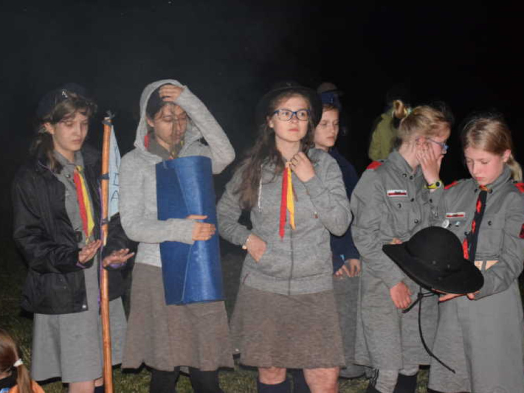 300 harcerek obozowało nad Wkrą