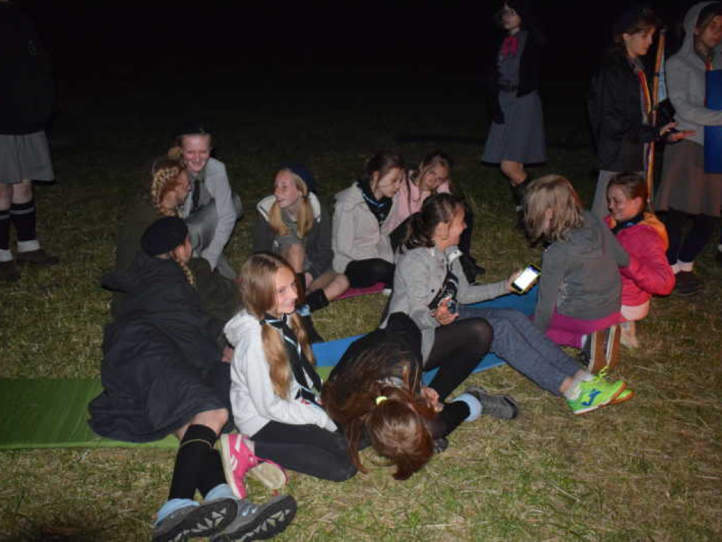 300 harcerek obozowało nad Wkrą