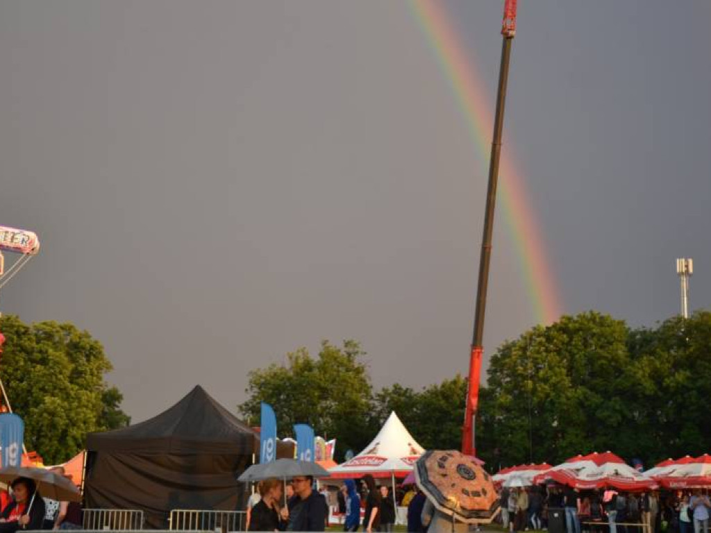 Tęcza nad Mławą i festiwalem. Za chwilę kolejny koncert