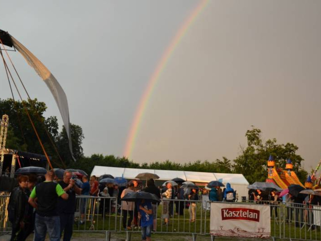 Tęcza nad Mławą i festiwalem. Za chwilę kolejny koncert