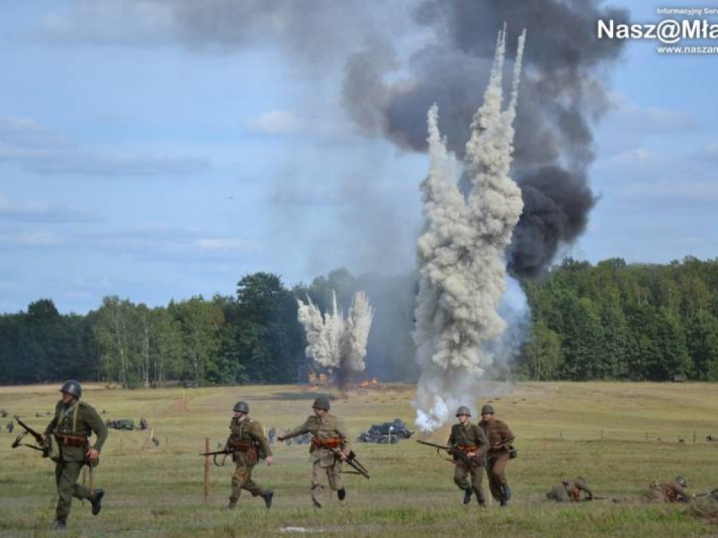Ziemia drżała od wybuchów. Za nami 10. rekonstrukcja bitwy pod Mławą