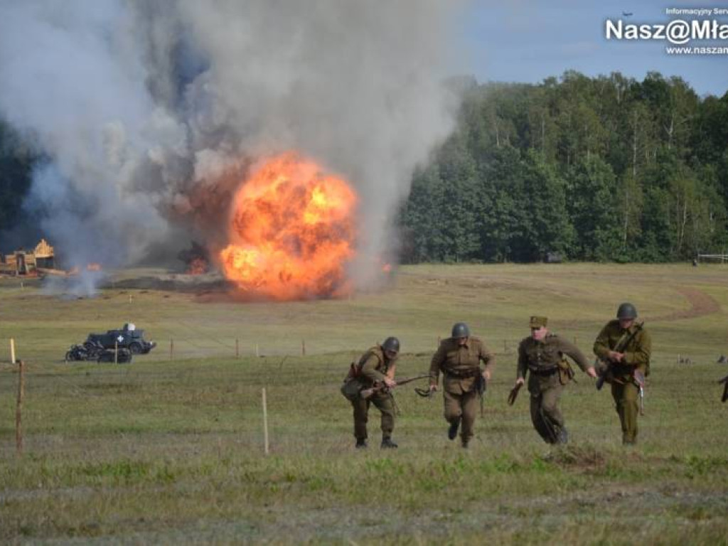 Ziemia drżała od wybuchów. Za nami 10. rekonstrukcja bitwy pod Mławą