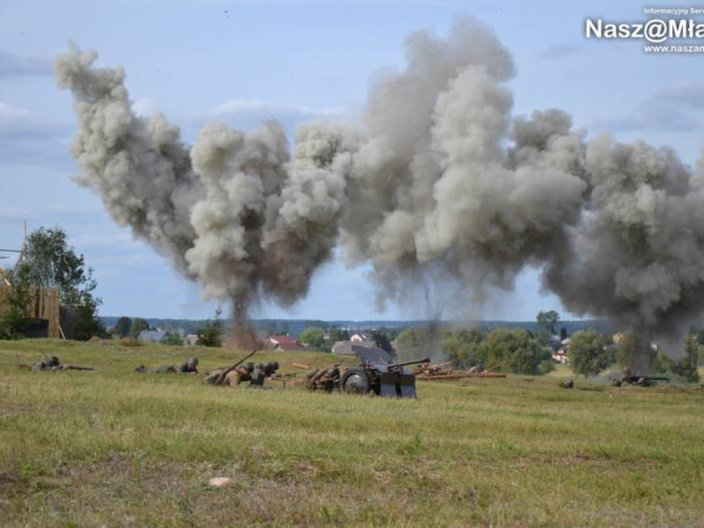 Ziemia drżała od wybuchów. Za nami 10. rekonstrukcja bitwy pod Mławą