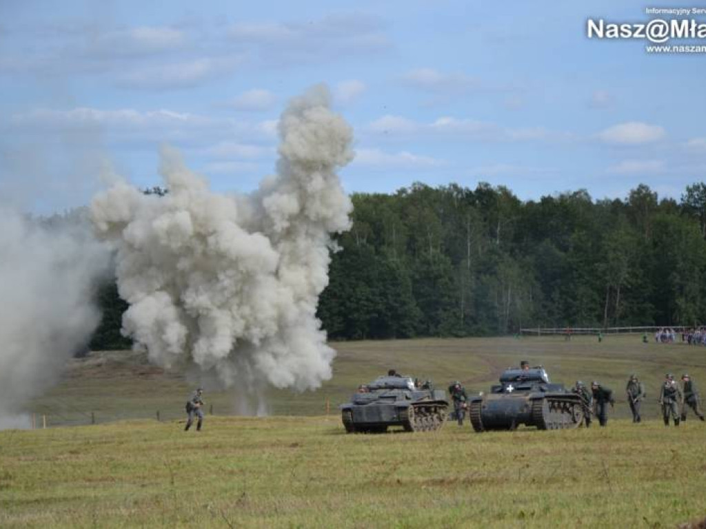 Ziemia drżała od wybuchów. Za nami 10. rekonstrukcja bitwy pod Mławą