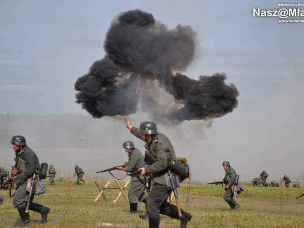 Ziemia drżała od wybuchów. Za nami 10. rekonstrukcja bitwy pod Mławą
