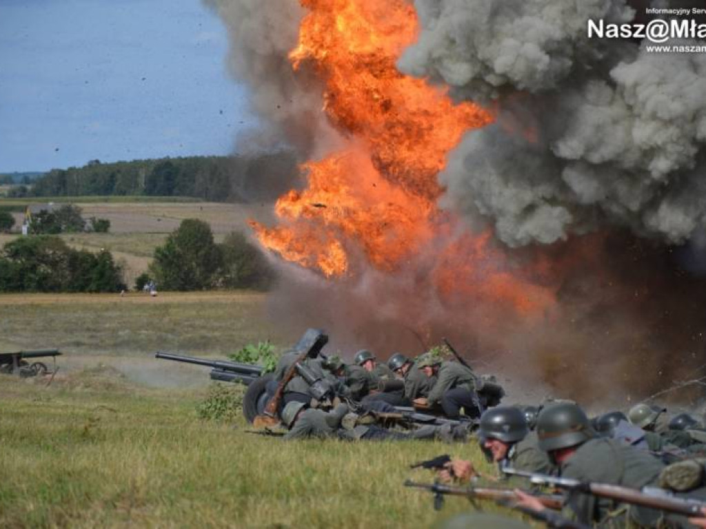 Ziemia drżała od wybuchów. Za nami 10. rekonstrukcja bitwy pod Mławą