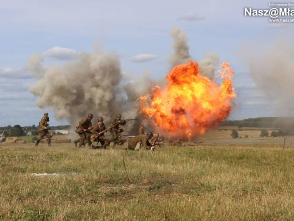 Ziemia drżała od wybuchów. Za nami 10. rekonstrukcja bitwy pod Mławą