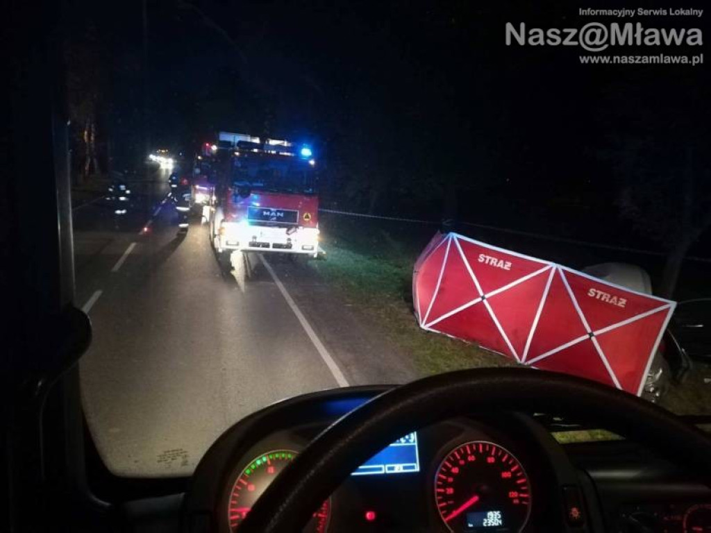 Śmiertelny wypadek pod Ciechanowem