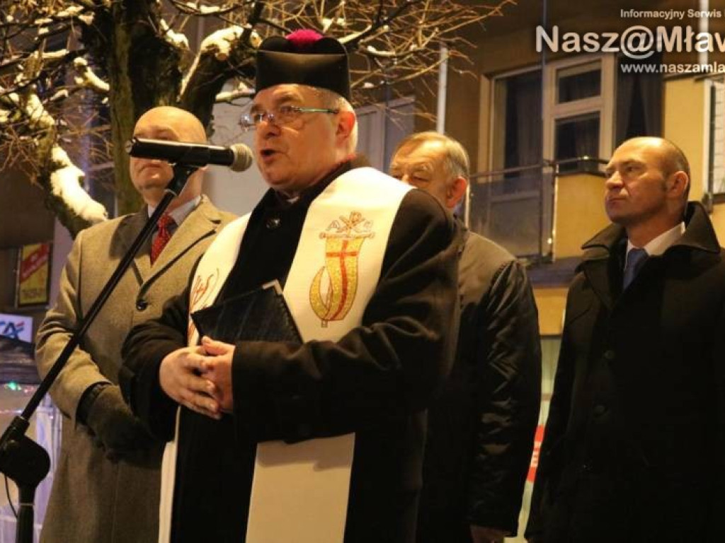 Mławianie życzyli sobie wesołych Świąt