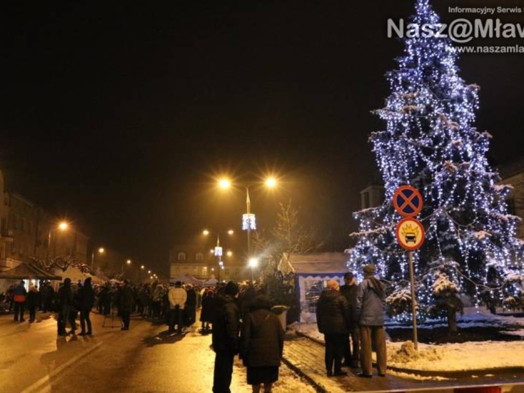 Mławianie życzyli sobie wesołych Świąt