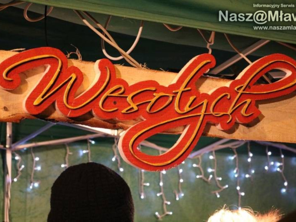 Mławianie życzyli sobie wesołych Świąt