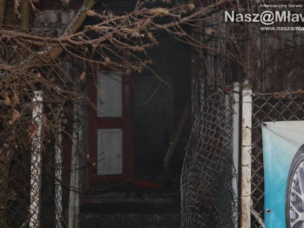 Z ostatniej chwili: pożar w Mławie. Nie żyje jedna osoba