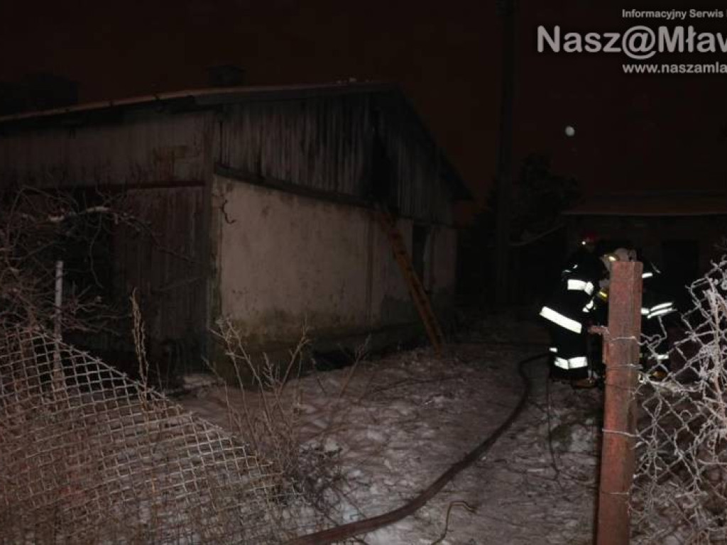 Z ostatniej chwili: pożar w Mławie. Nie żyje jedna osoba