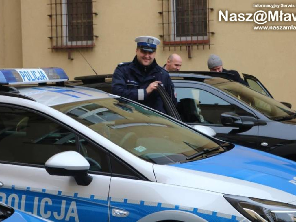 Tymi samochodami będzie teraz jeździć mławska policja