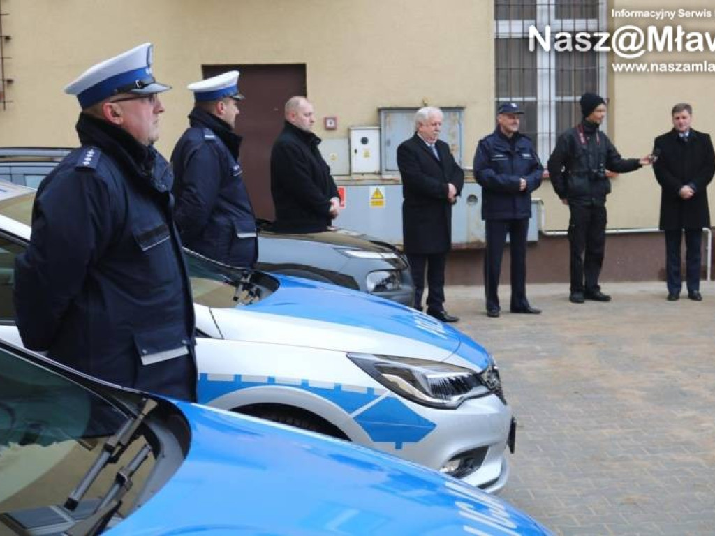 Tymi samochodami będzie teraz jeździć mławska policja