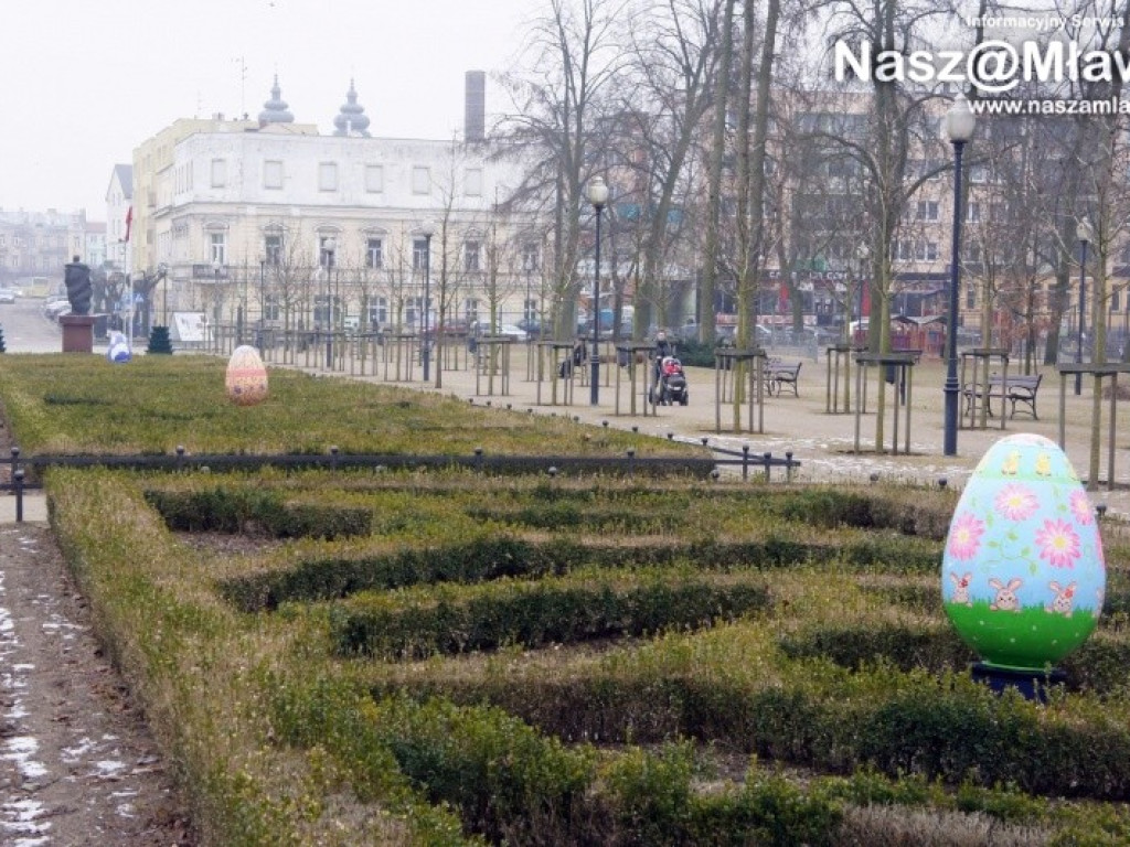 Świątecznie w mławskim parku. Warto wybrać się na spacer