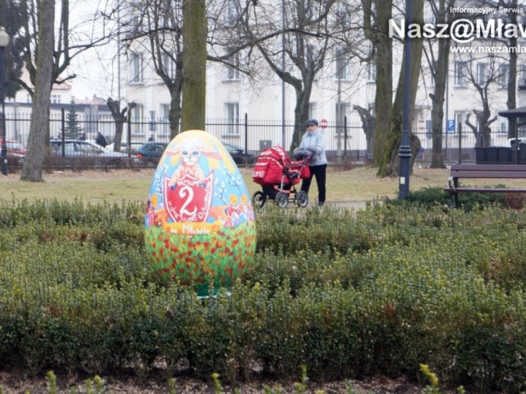 Świątecznie w mławskim parku. Warto wybrać się na spacer