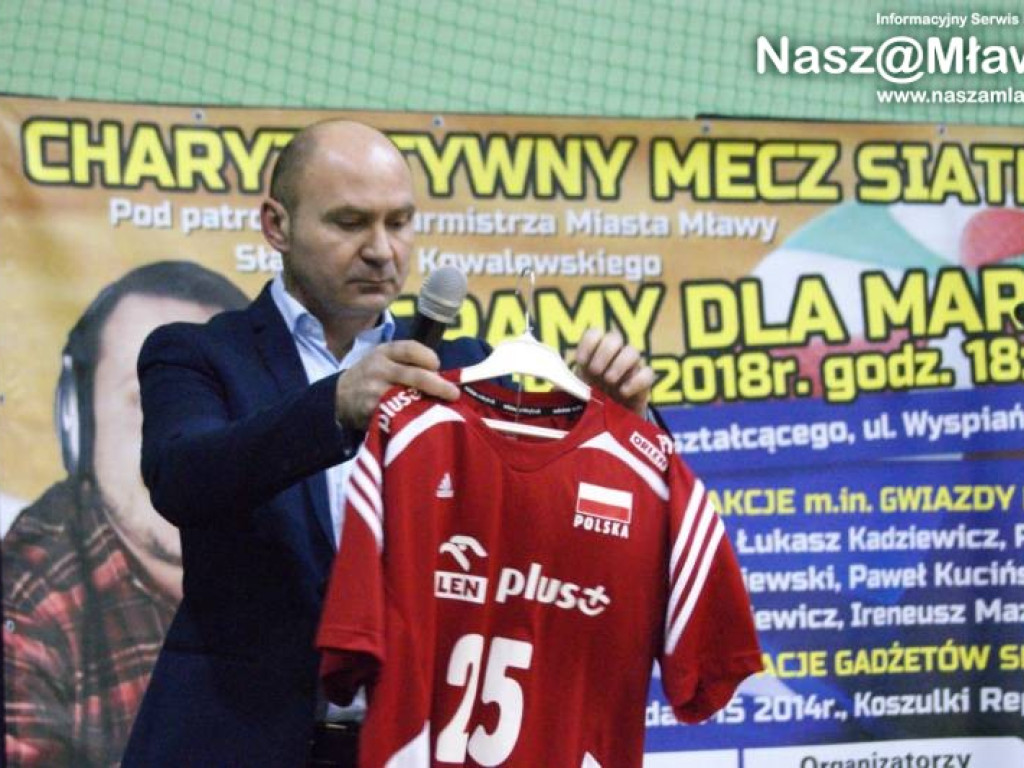 Dziesięć tysięcy złotych za medal! Mecz i licytacje dla Marcina