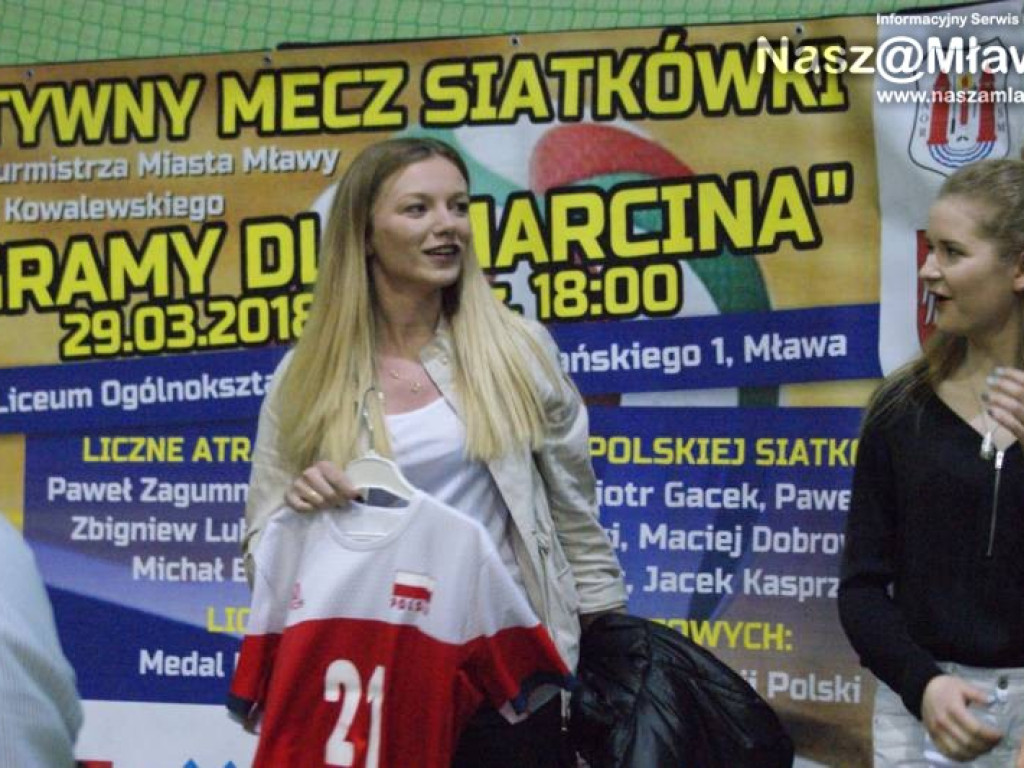 Dziesięć tysięcy złotych za medal! Mecz i licytacje dla Marcina