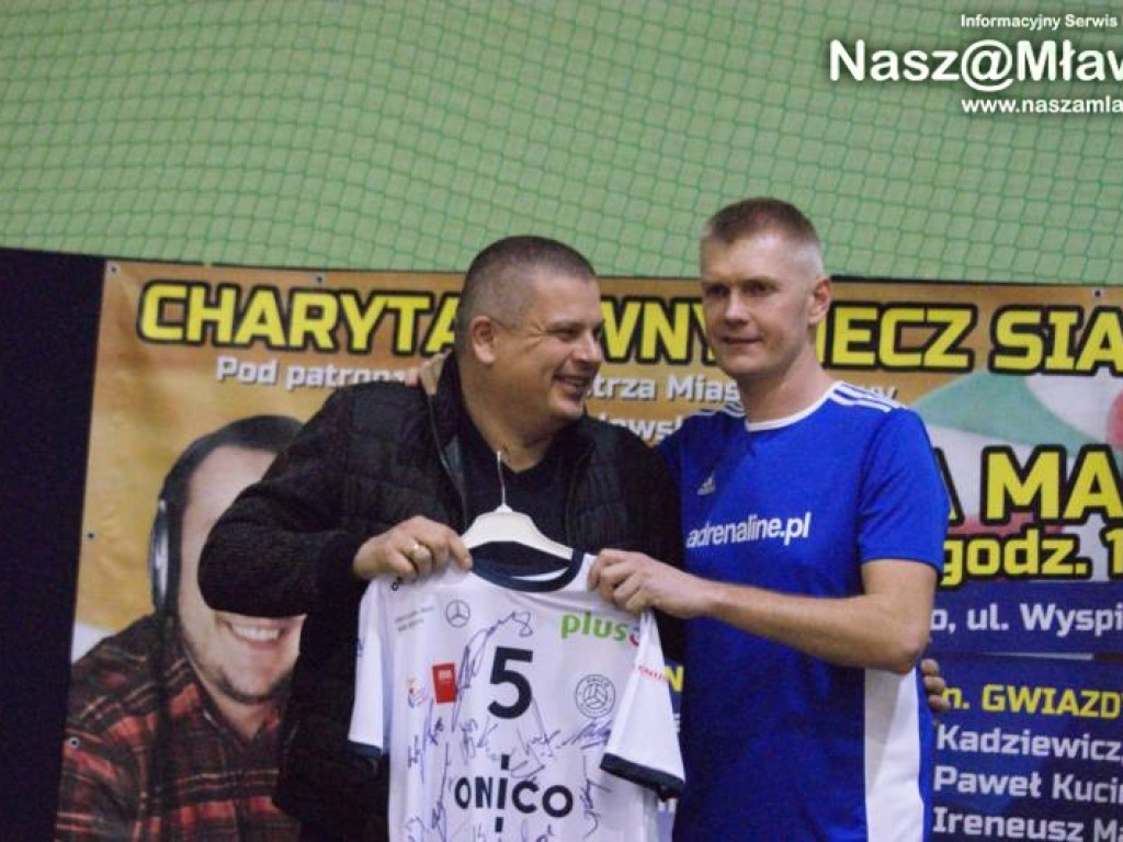 Dziesięć tysięcy złotych za medal! Mecz i licytacje dla Marcina