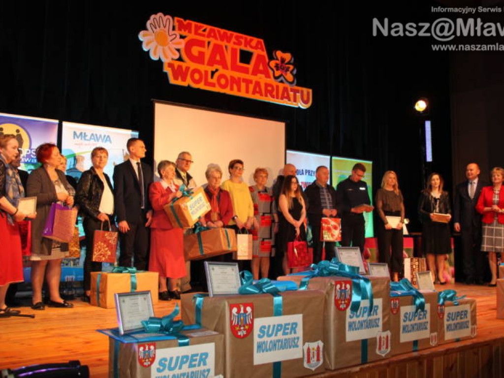 Mławska Gala Wolontariatu. Najlepsi z najlepszych nagrodzeni