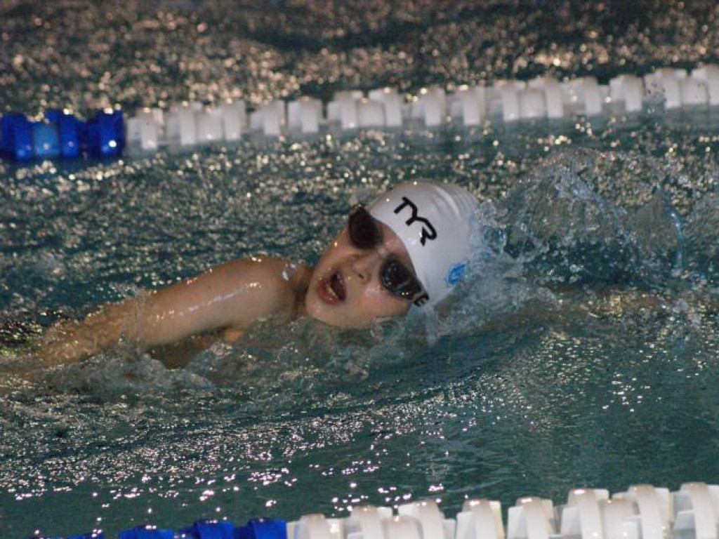 Goście specjalni na mławskim basenie. Od medalistki po prezesa