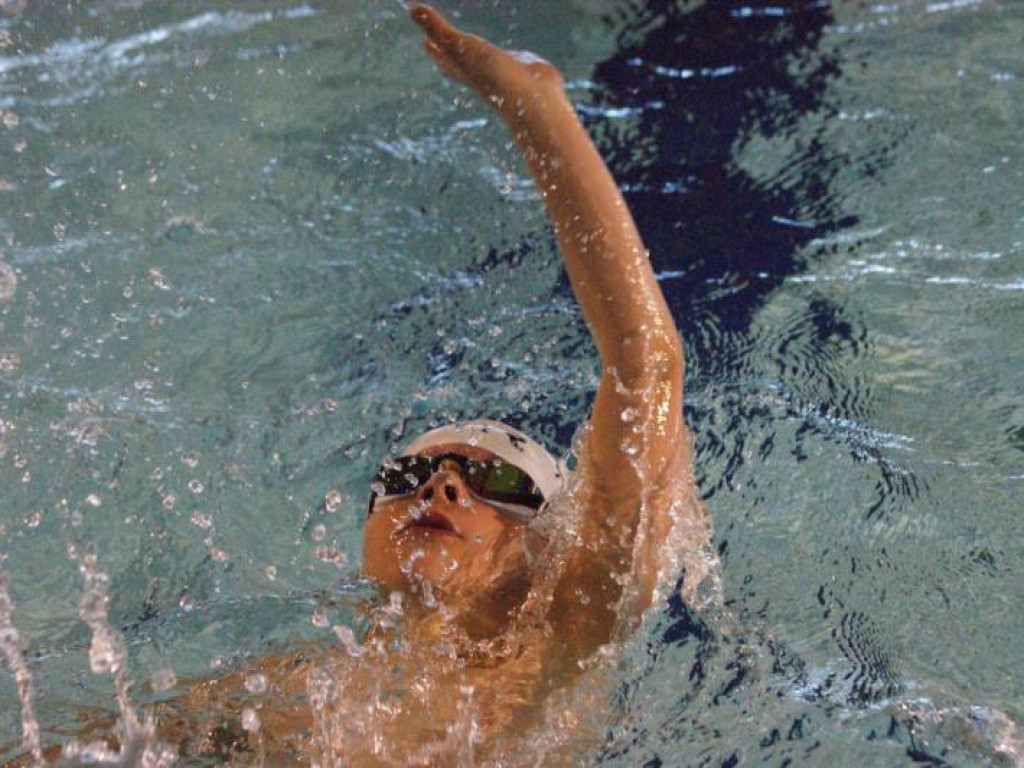 Goście specjalni na mławskim basenie. Od medalistki po prezesa