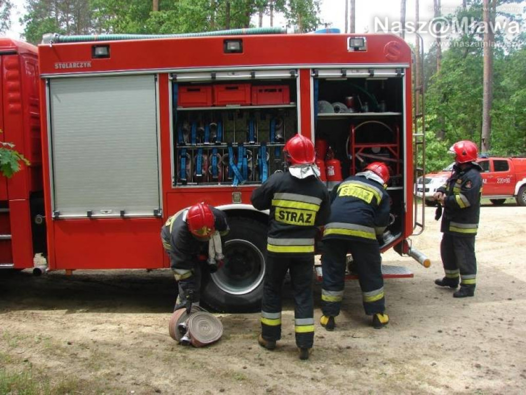 Wielkie manewry strażaków. Pożar w nadleśnictwie Dwukoły