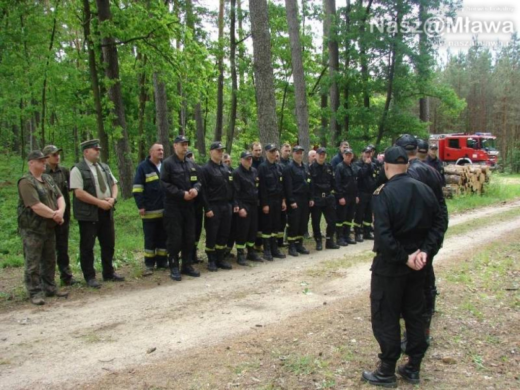 Wielkie manewry strażaków. Pożar w nadleśnictwie Dwukoły