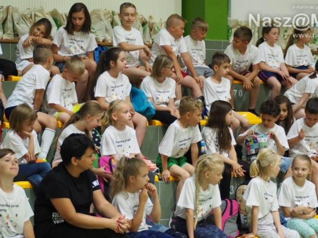 Ćwiczyli pod okiem wybitnych sportowców - Moniki Pyrek i Marka Plawgo