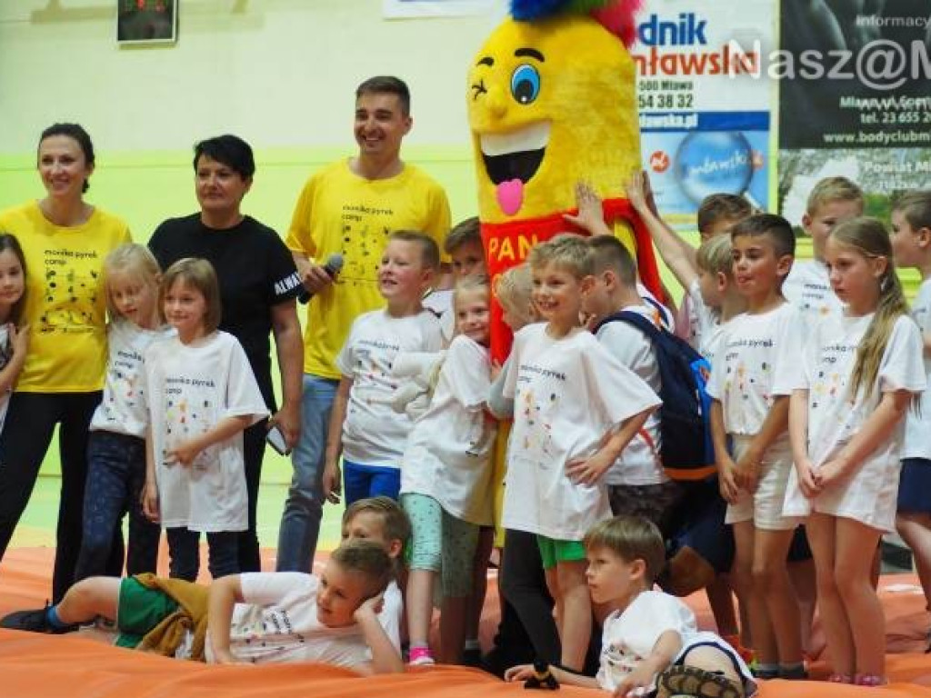 Ćwiczyli pod okiem wybitnych sportowców - Moniki Pyrek i Marka Plawgo