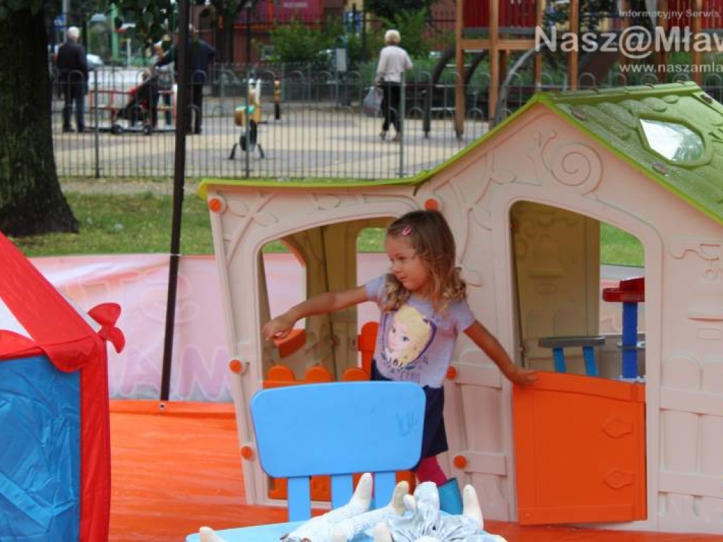 Dzieci zaszalały w parku