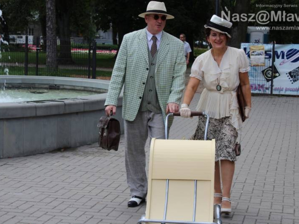 Rekonstruktorzy przenieśli widzów w czasie - do przedwojennej Mławy