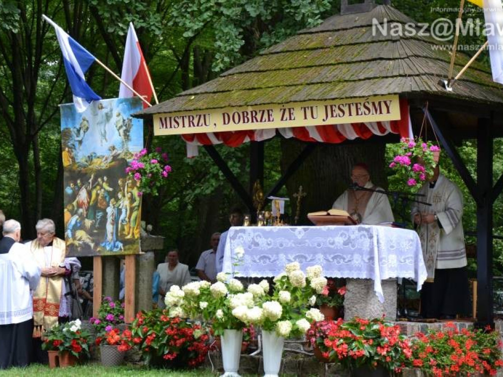 Bije tu cudowne źródełko. Tłumy w Drogiszce w gminie Strzegowo
