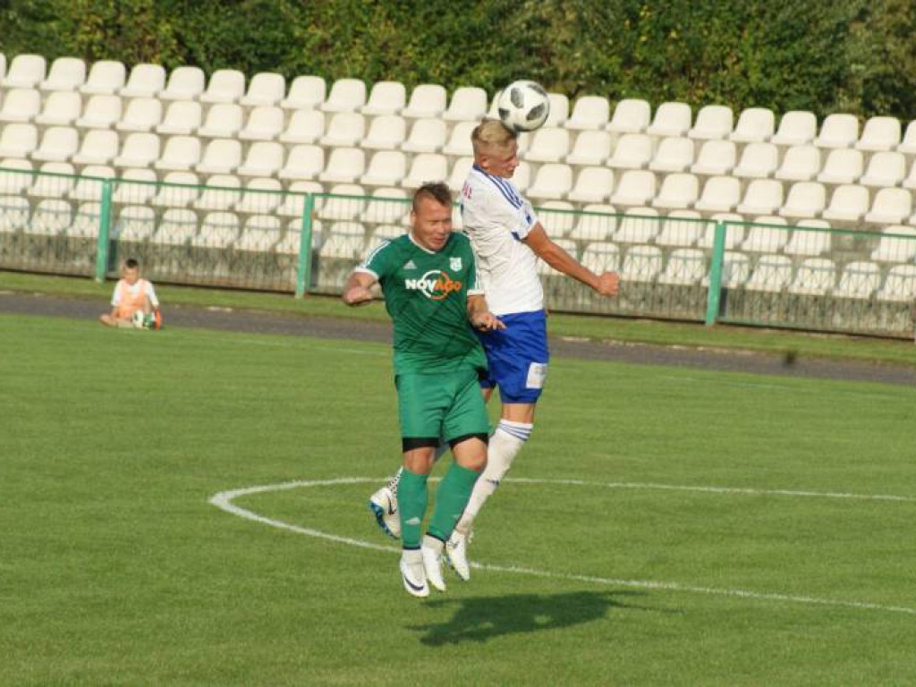 Pogoń wypunktowała Mławiankę. Z wolnego w poprzeczkę